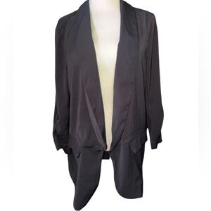 Maurices blazer jacket one front w/folded lapels 3/4 sleeve length size medium